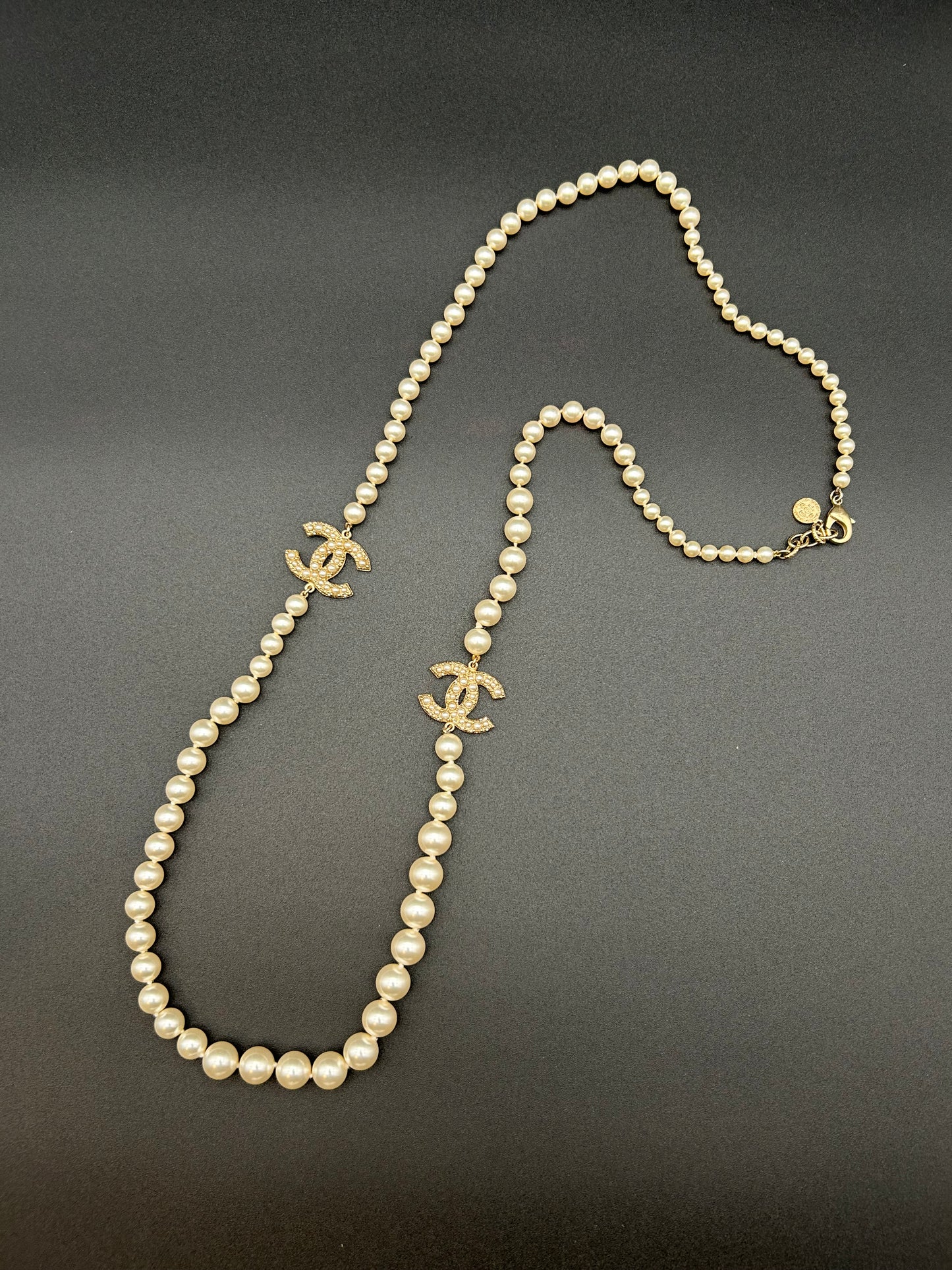 Chanel CC Pearl Necklace