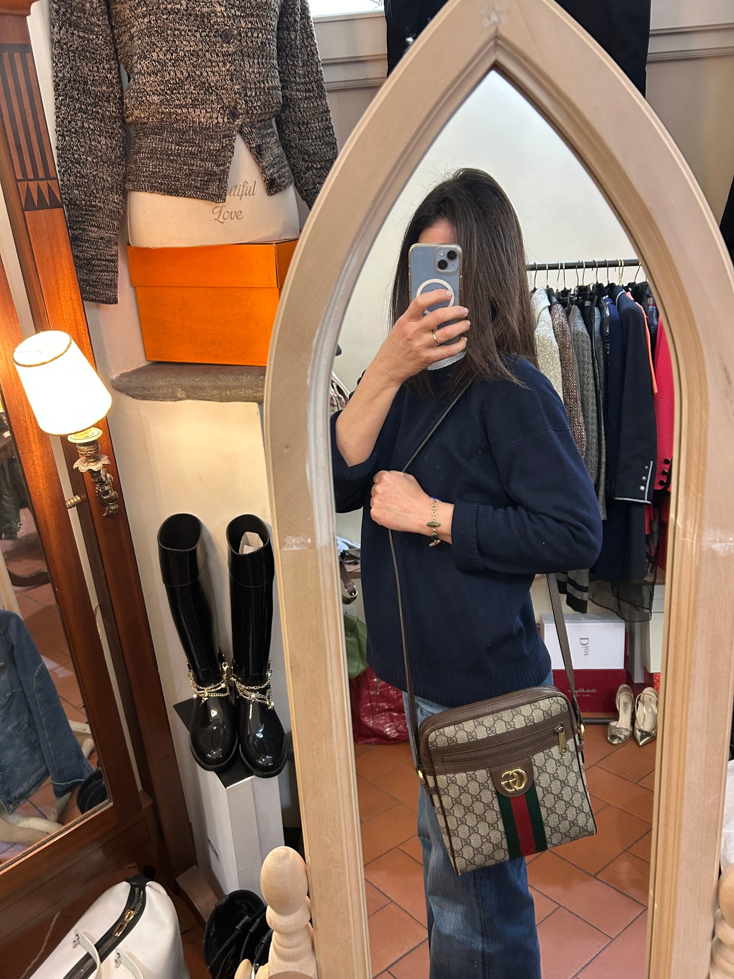 Borsello Gucci Ophidia GG in supreme