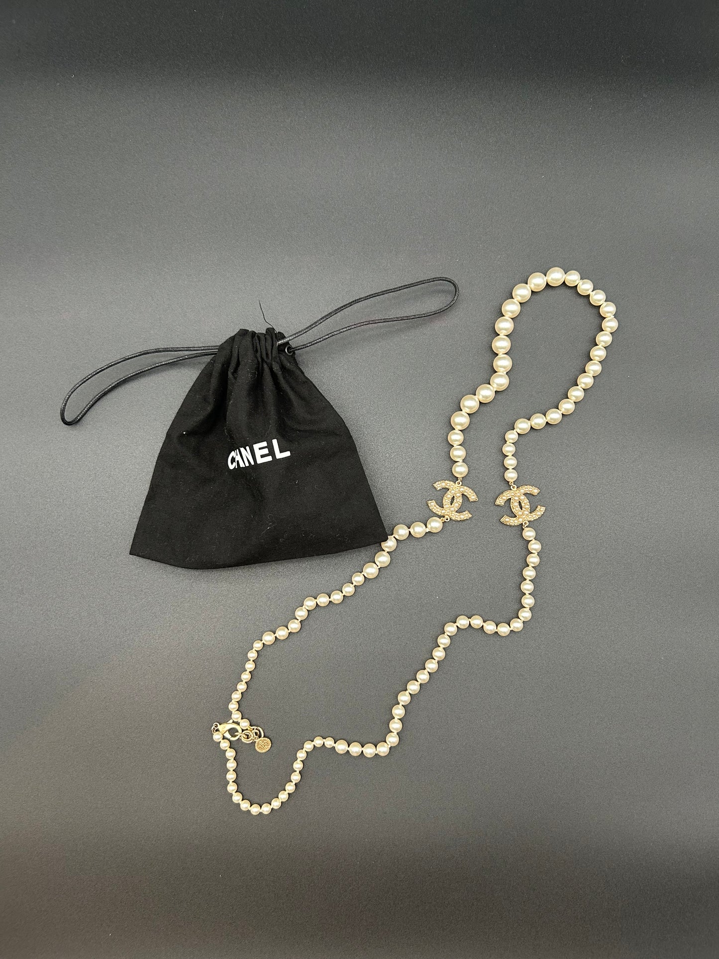 Chanel CC Pearl Necklace