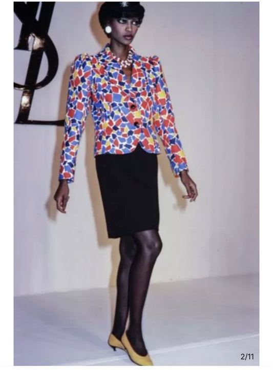 Yves Saint Laurent Giacca Vintage 1982