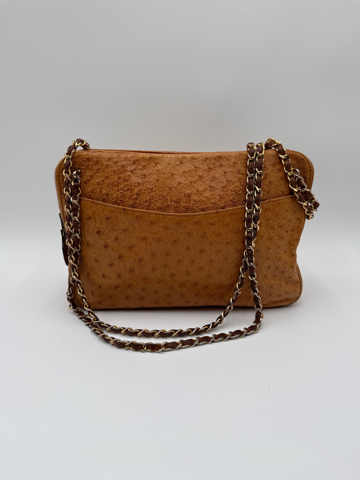 Chanel Vintage in pelle di struzzo