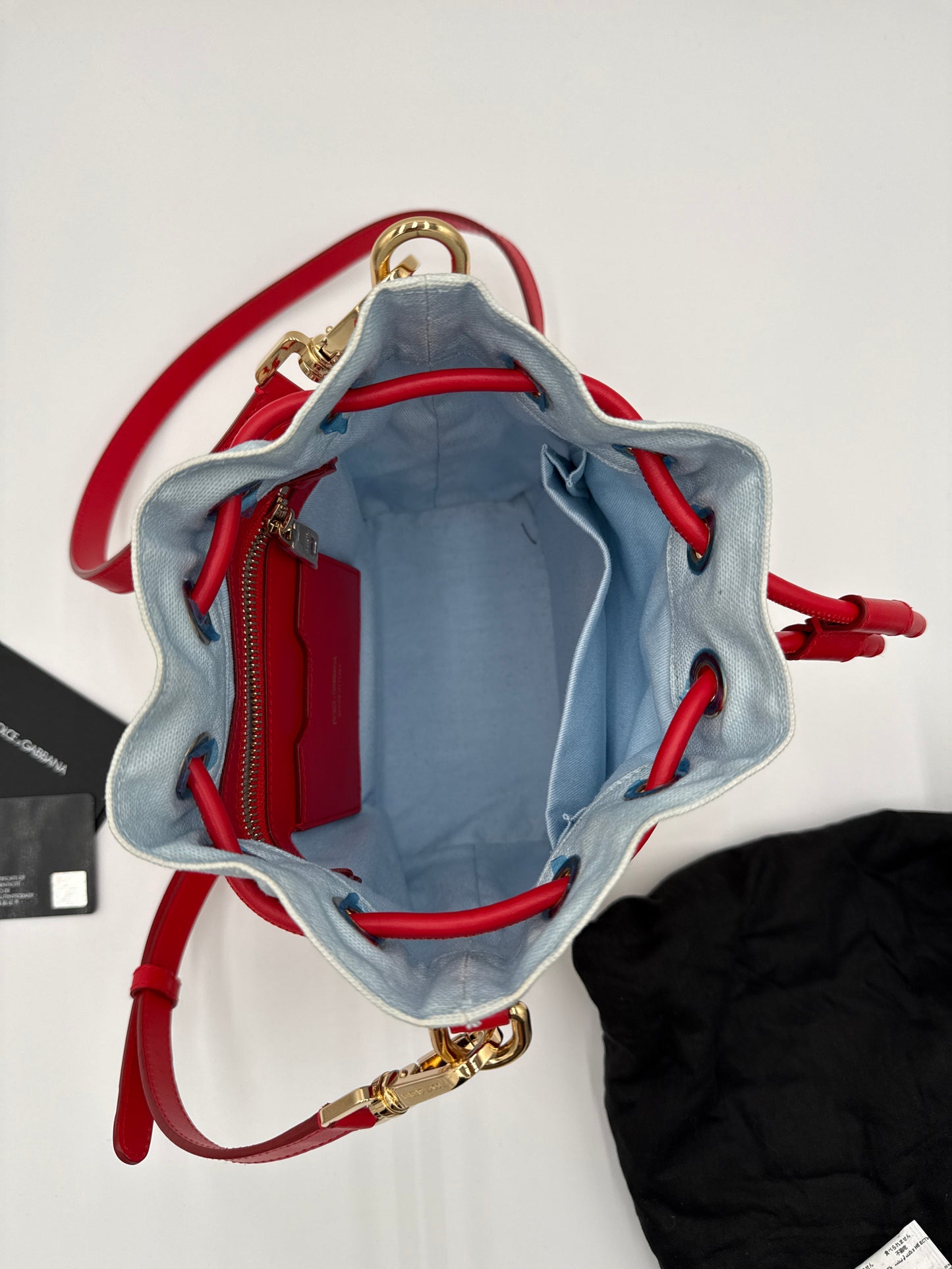 Dolce e Gabbana Borsa a Secchiello Limited Edition Canvas Multicolore