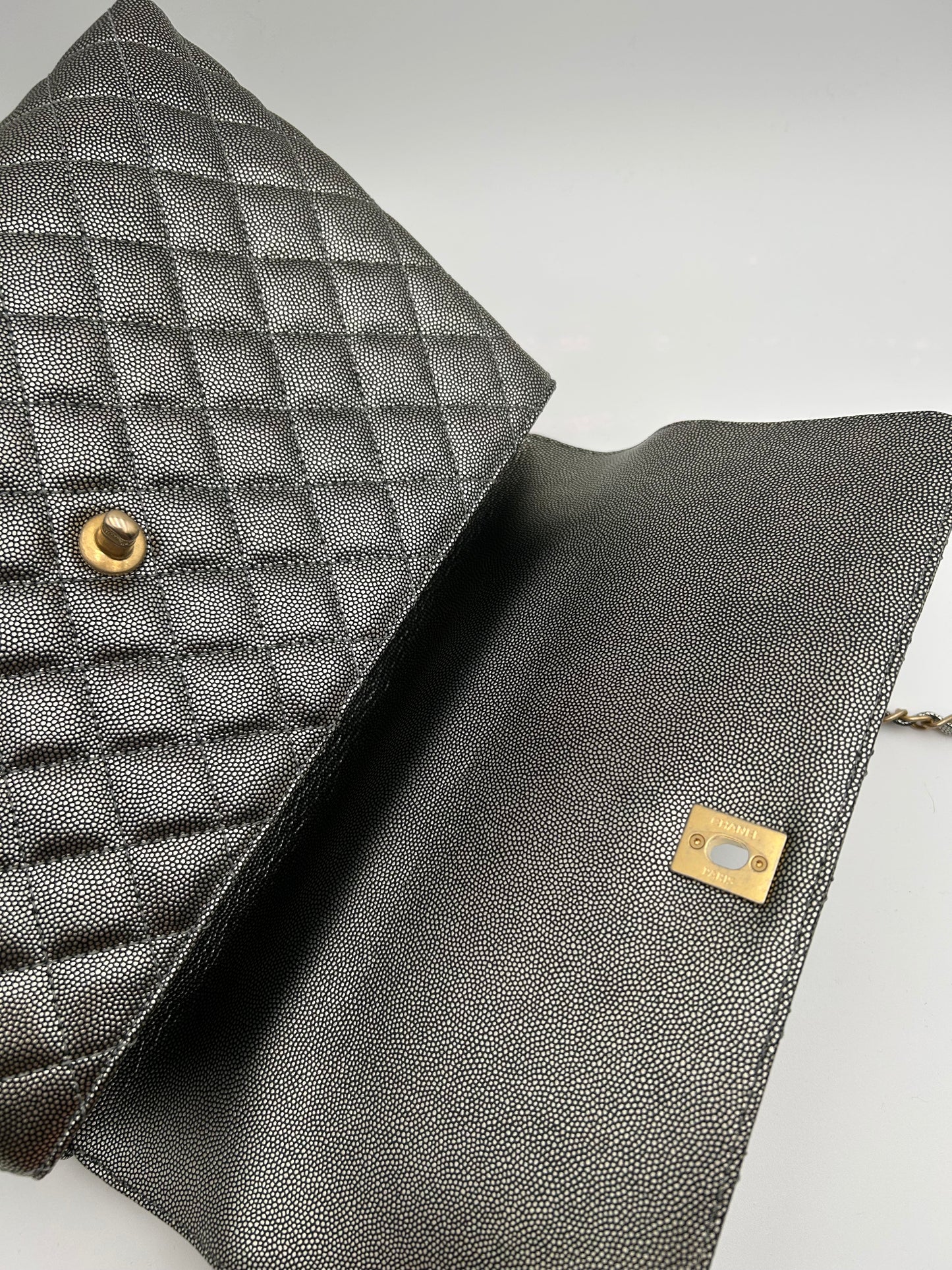 Borsa Coco Handle Chanel argento