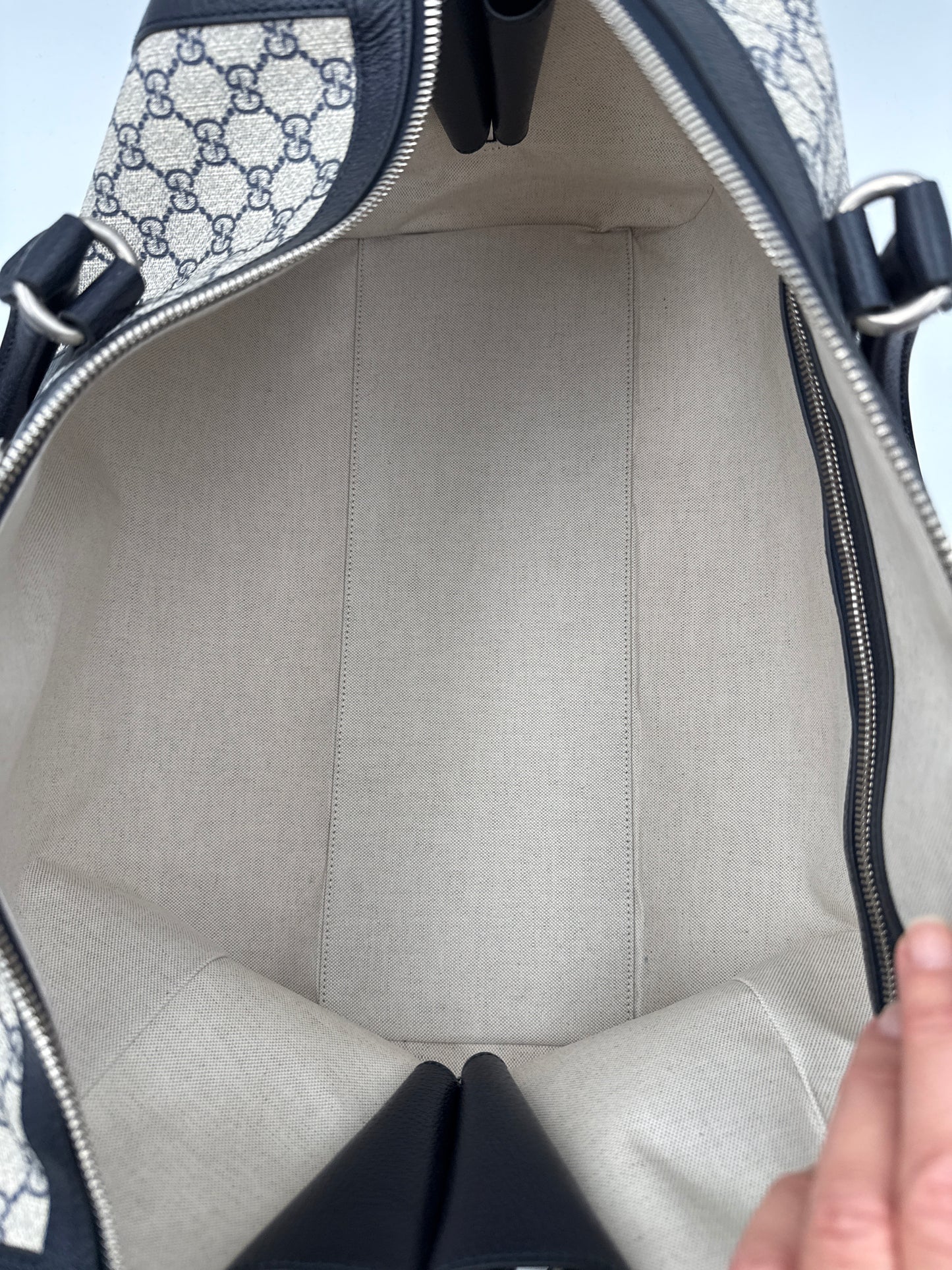 Gucci Savoy Borsone viaggio Tela Supreme GG