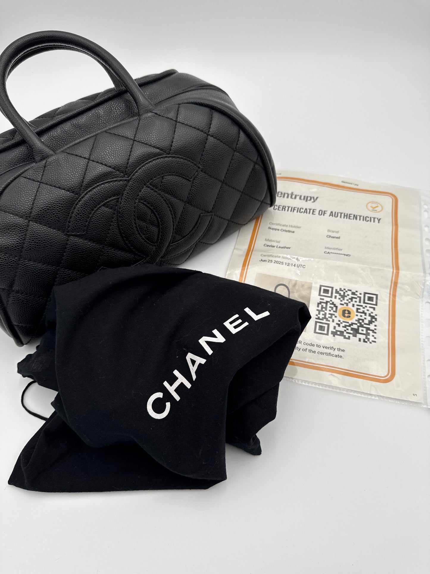 Chanel bowling Caviar