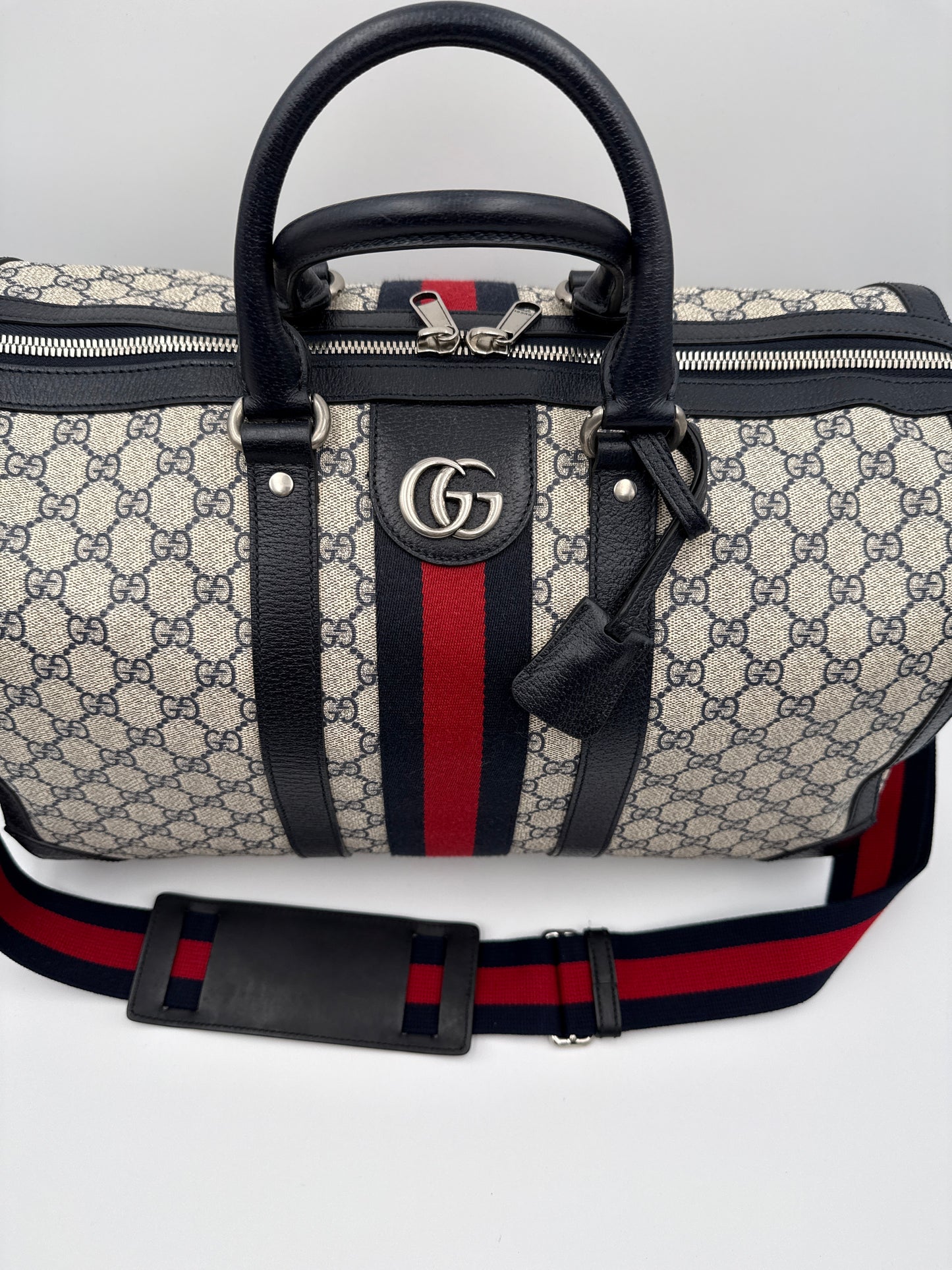 Gucci Savoy Borsone viaggio Tela Supreme GG