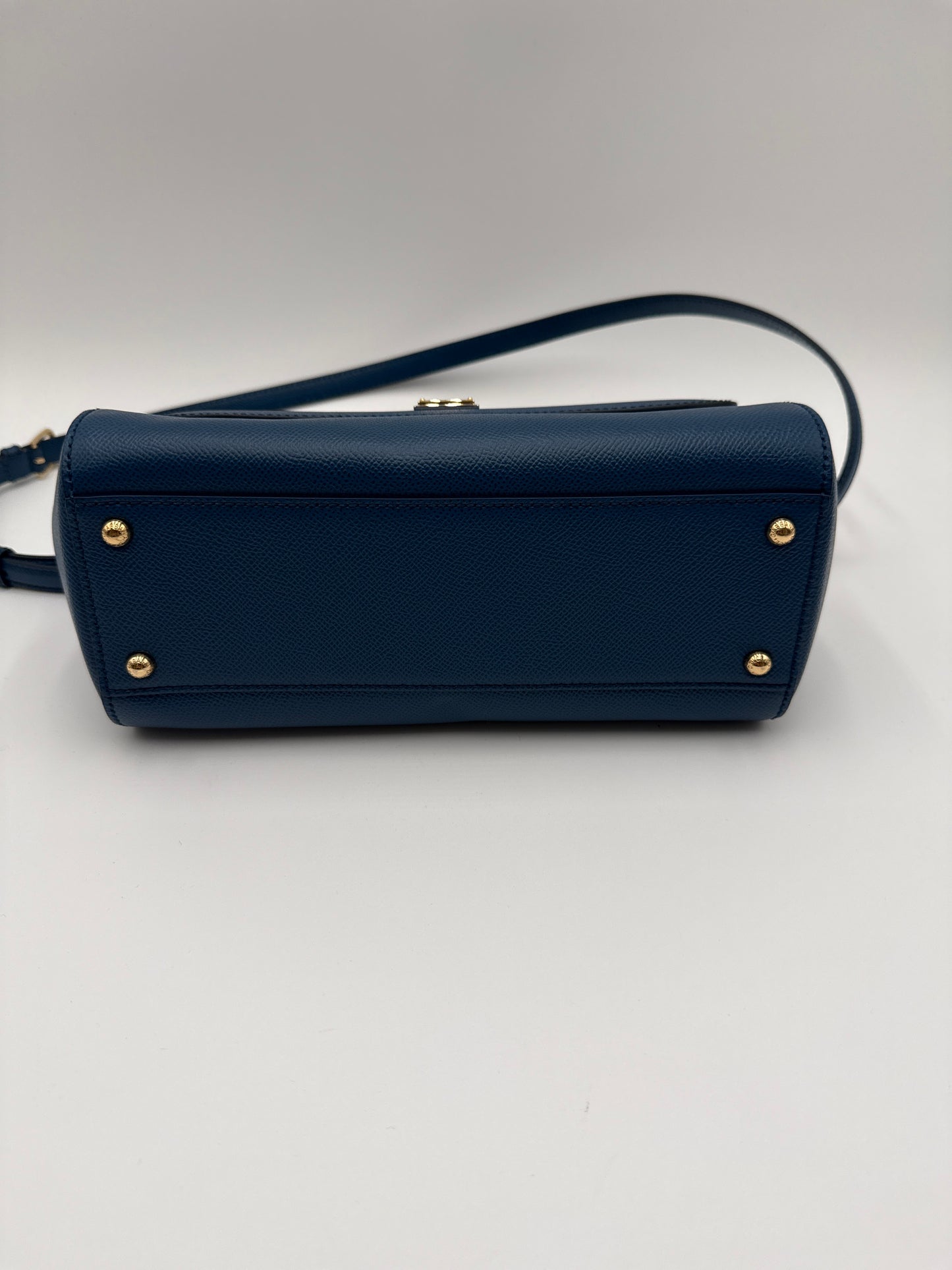 Borsa Sicily Dolce e Gabbana in pelle di vitello Bluette