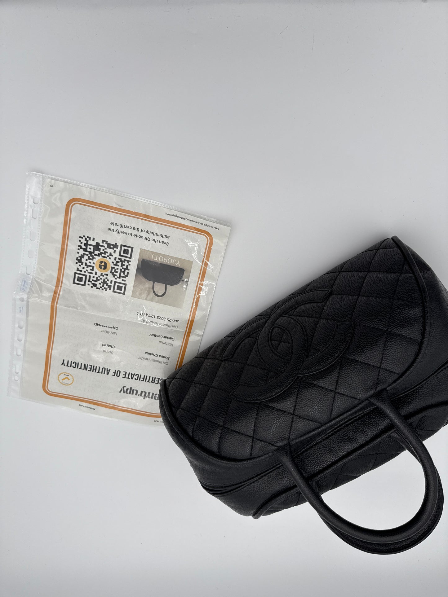 Chanel bowling Caviar