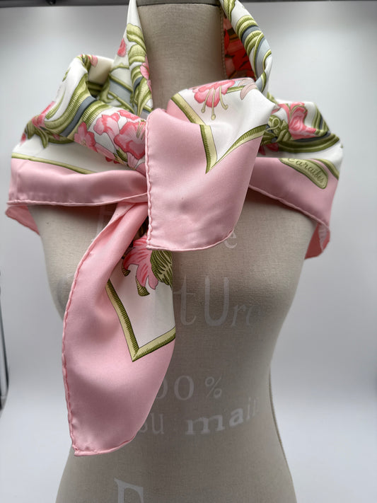 Hermès Vintage Foulard in Seta “Caraibes” 1974 Christiane Vauzelles - Mercatino di Ninni