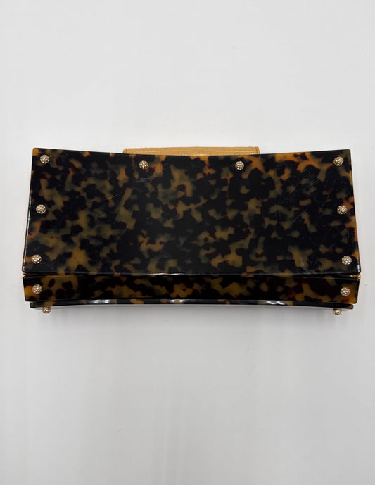 Valentino Garavani Pochette in finitura a Guscio di "Tartaruga" Valentino Garavani