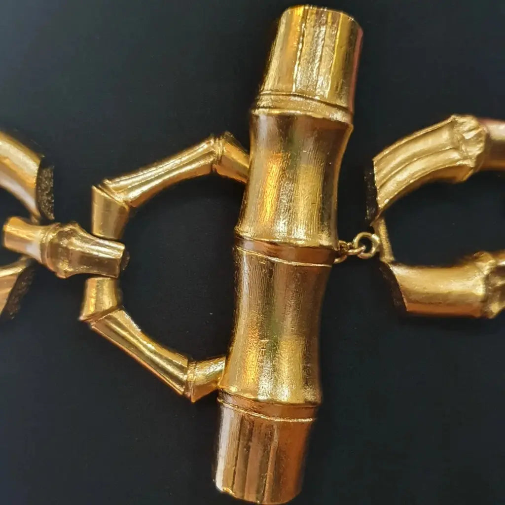 Yves Saint Laurent Cintura Metallo Oro