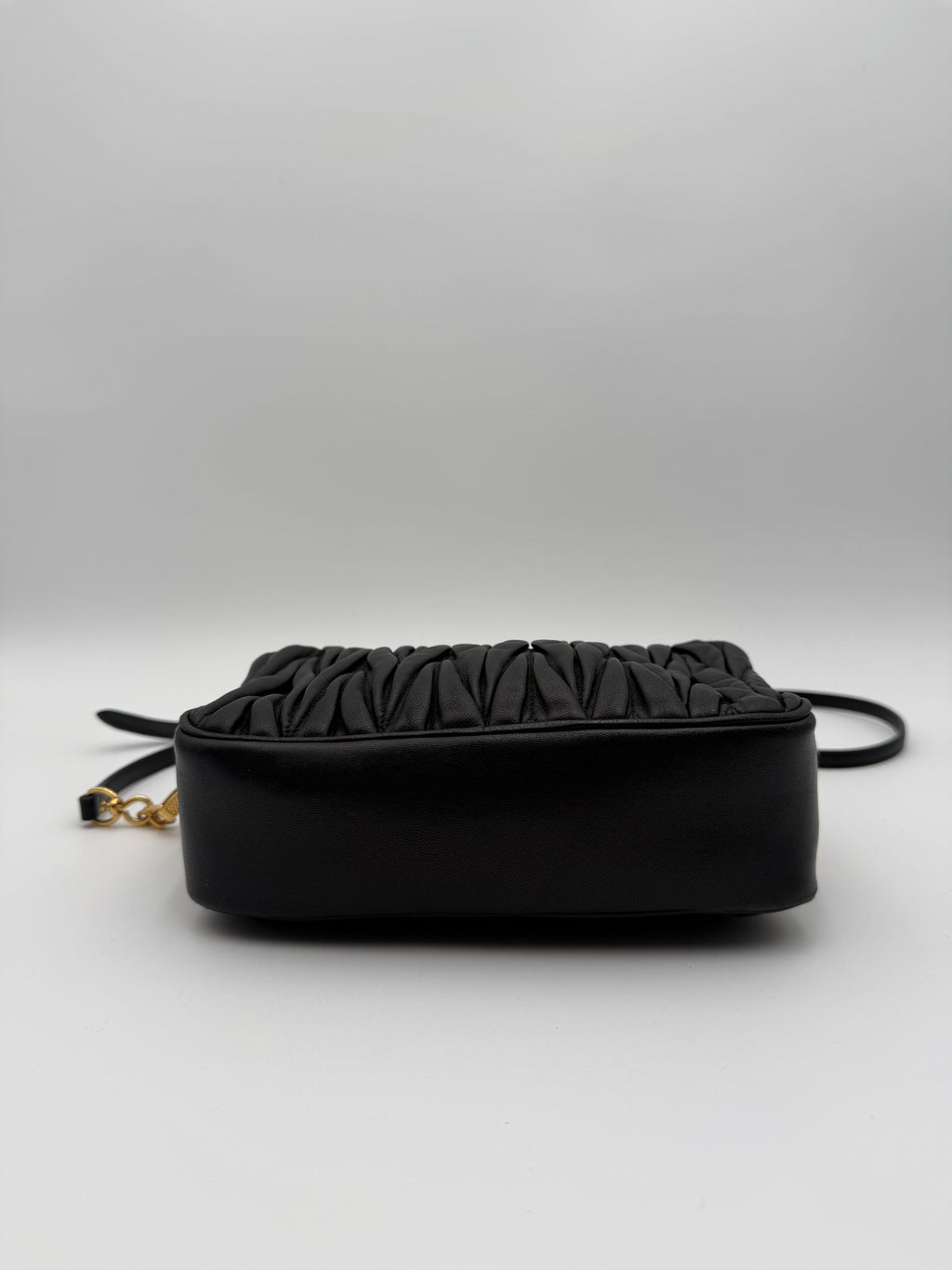Borsa tracolla  Camera Miumiu in Pelle Matelassè Nera
