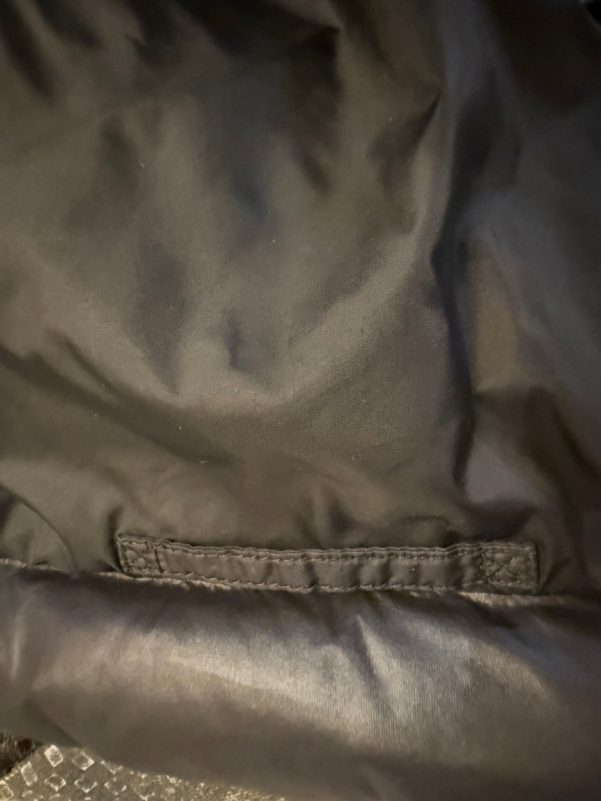 Prada Uomo Piumino in Nylon Tecnico  Lucido Nero Vintage