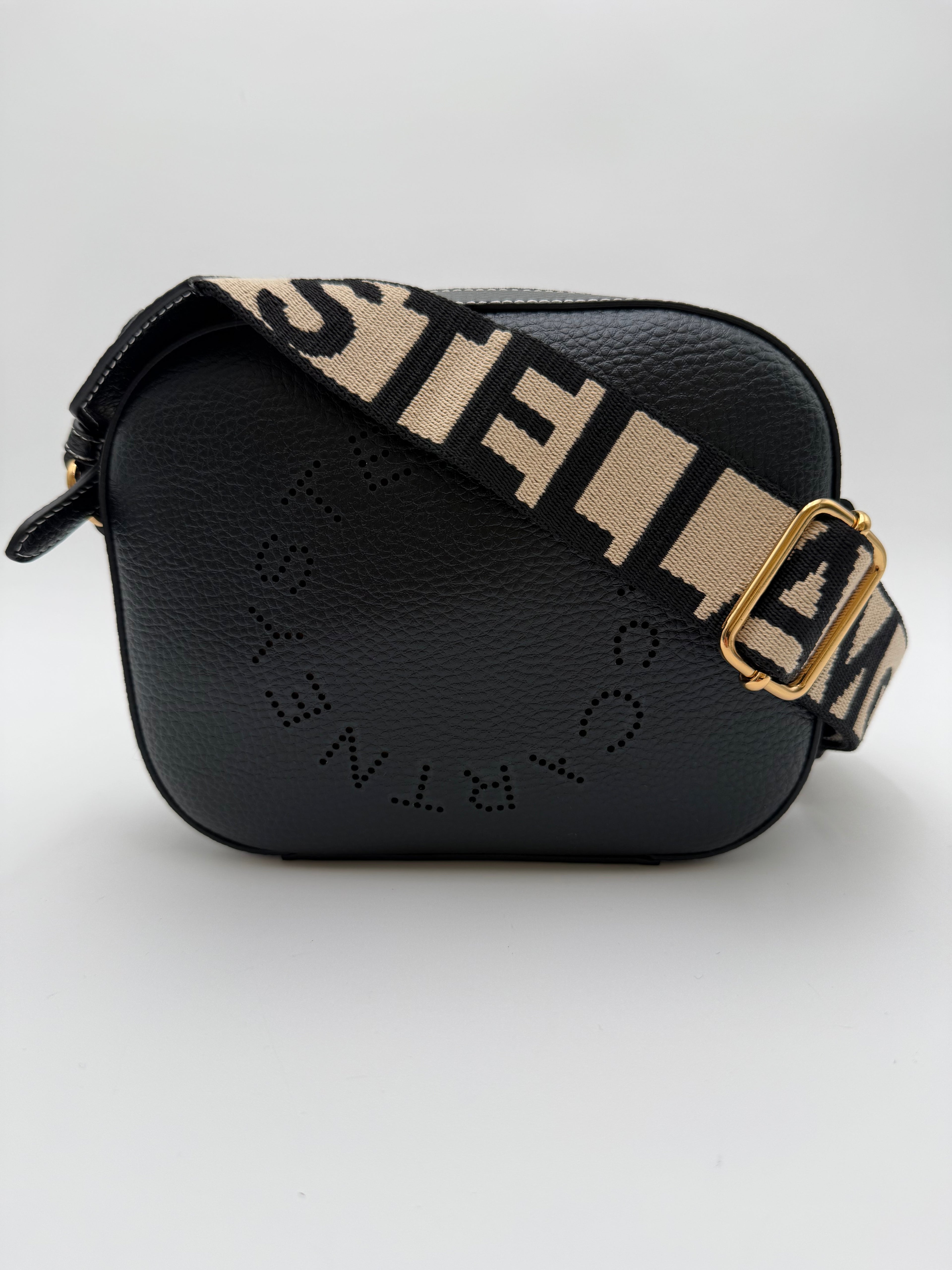 Stella McCartney Borsa Camera Stella Logo Mini Nera