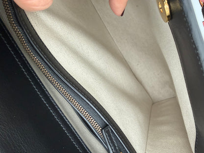 Gucci Diana in Velluto  a Rombi Nero e Grigio