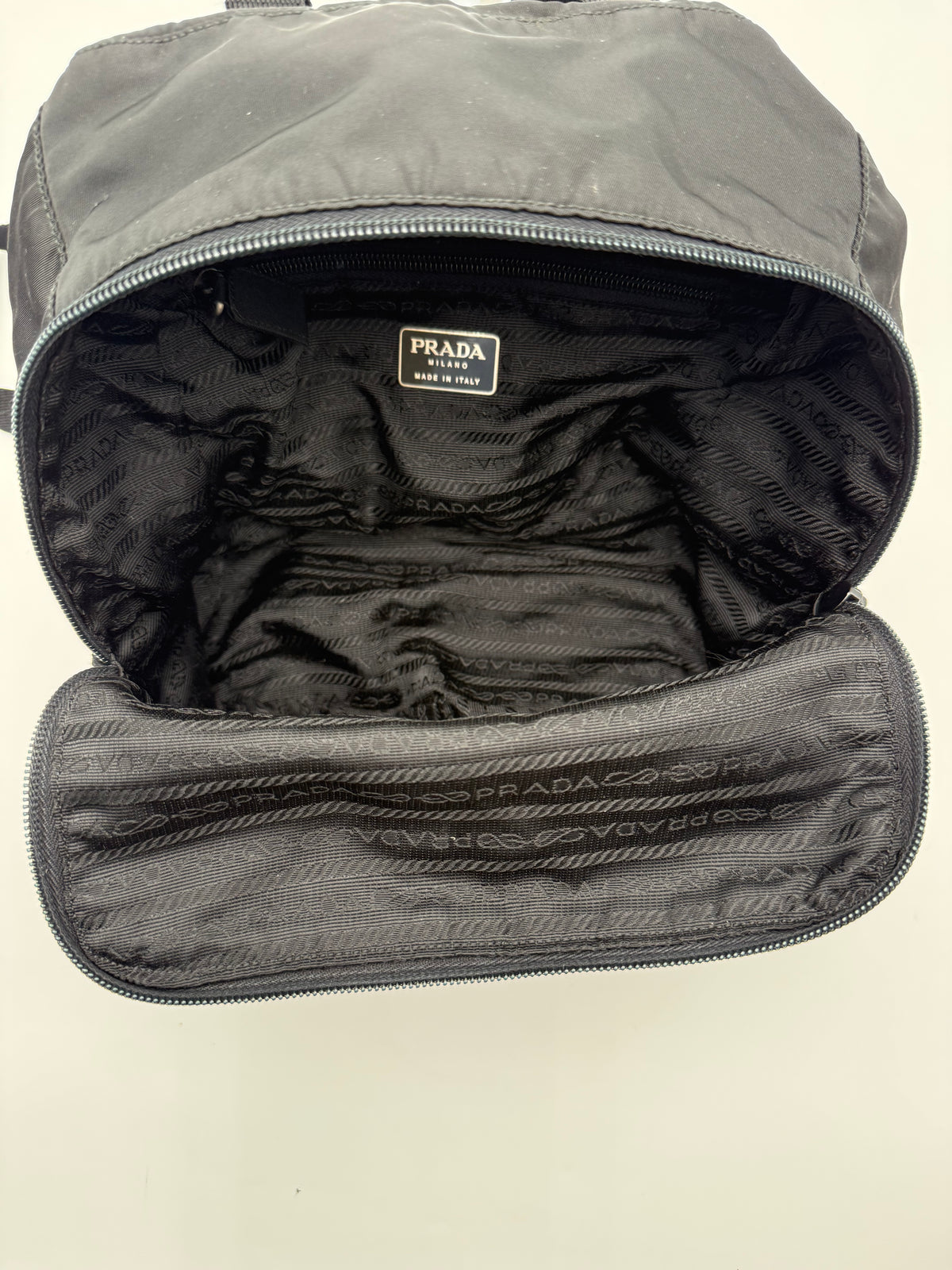 Prada Zaino  in Nylon Tela Vela Nero