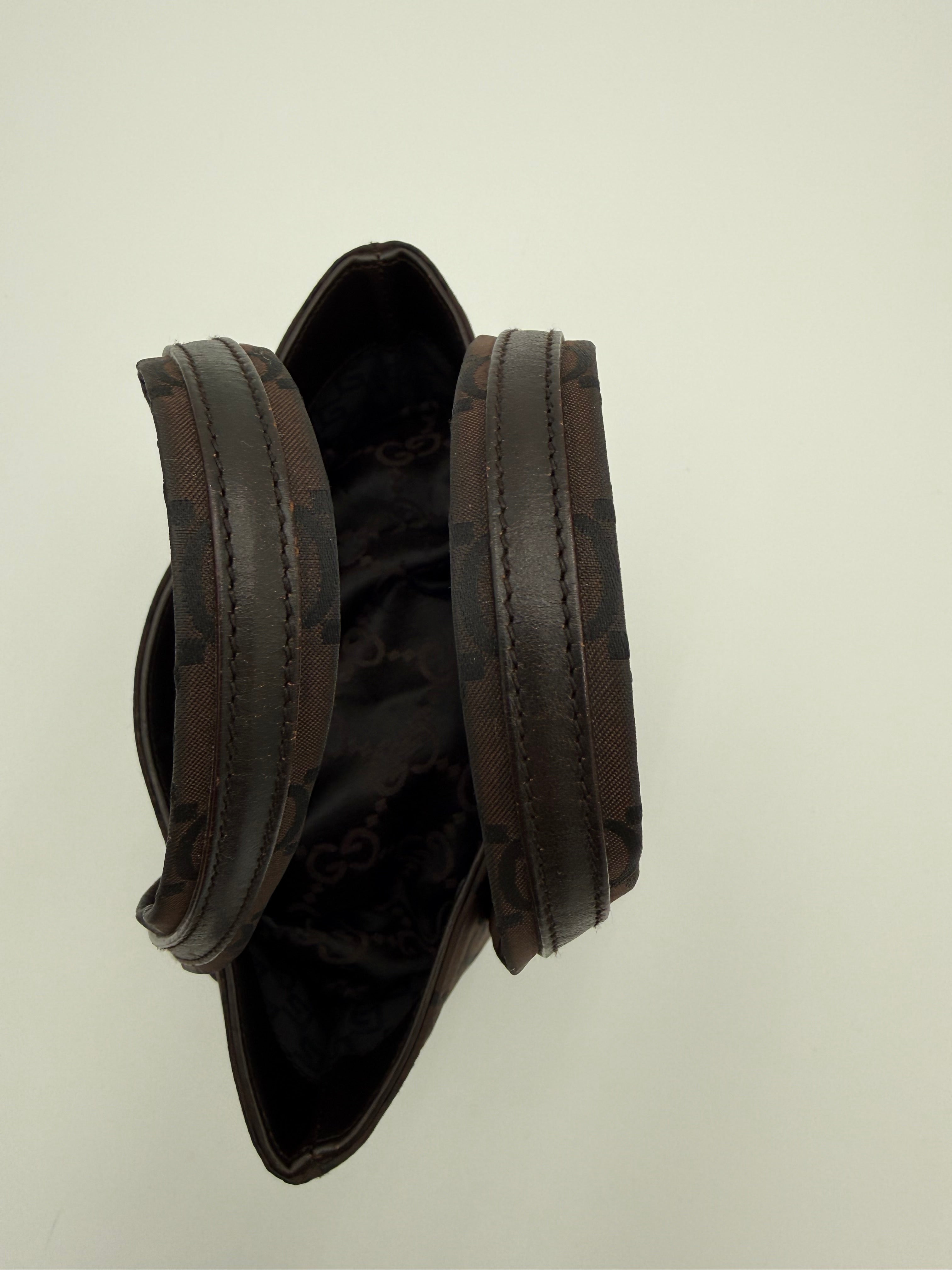 Gucci Borsa Mini  in Tela Marrone Monogram