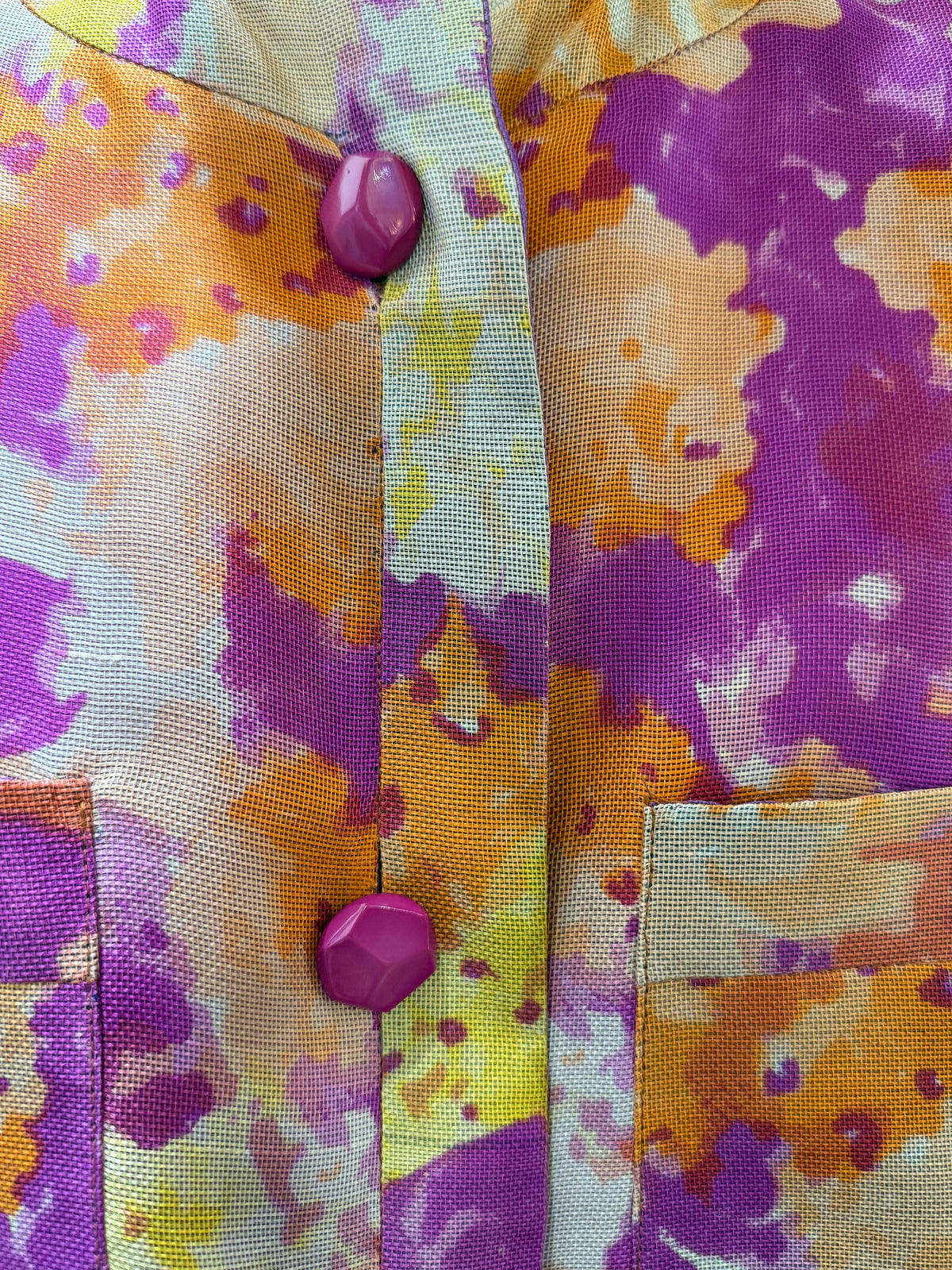Valentino Boutique Cappotto Vintage Lino e Seta Floreale