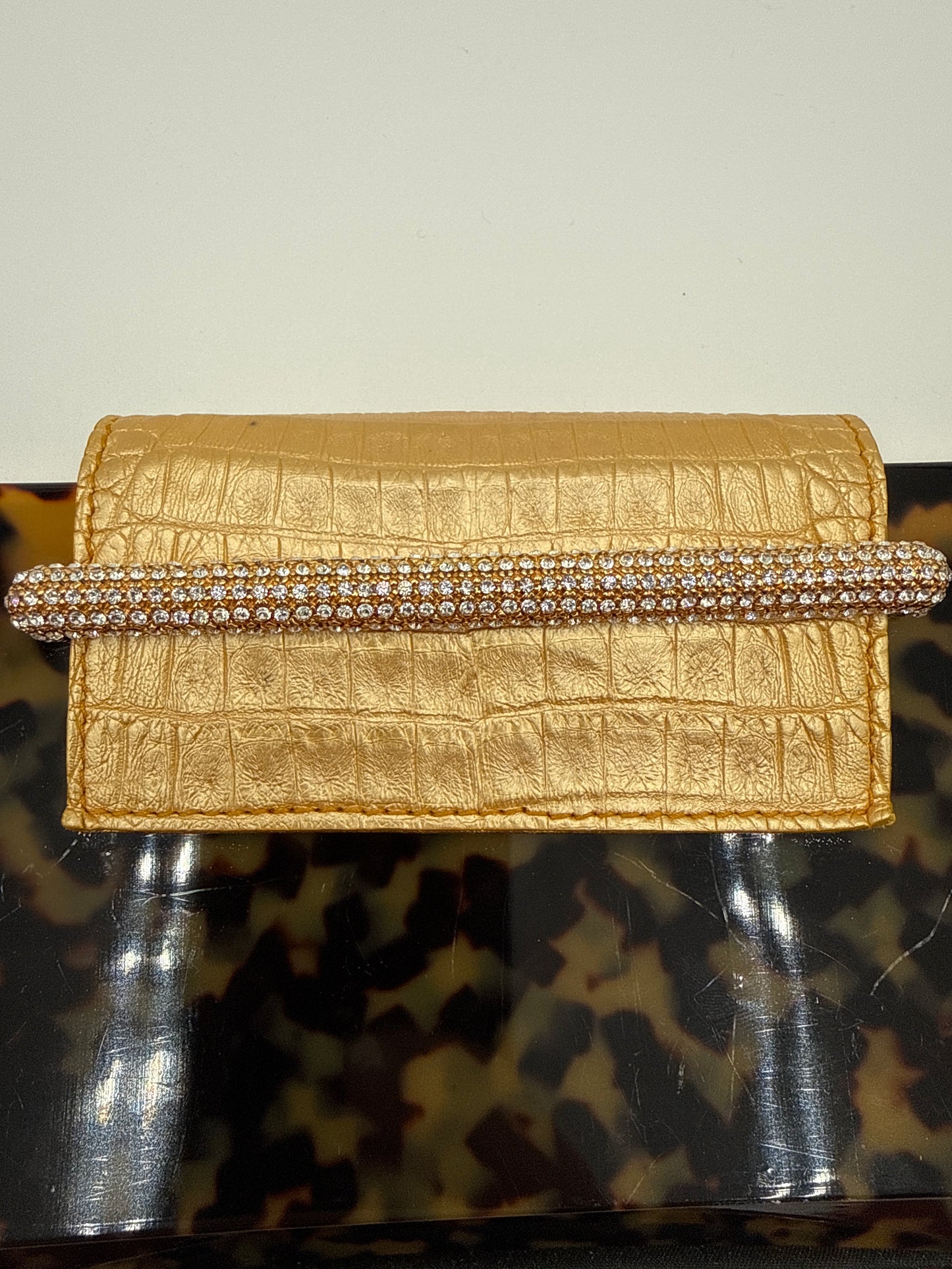 Valentino Garavani Pochette  in finitura a Guscio di "Tartaruga"