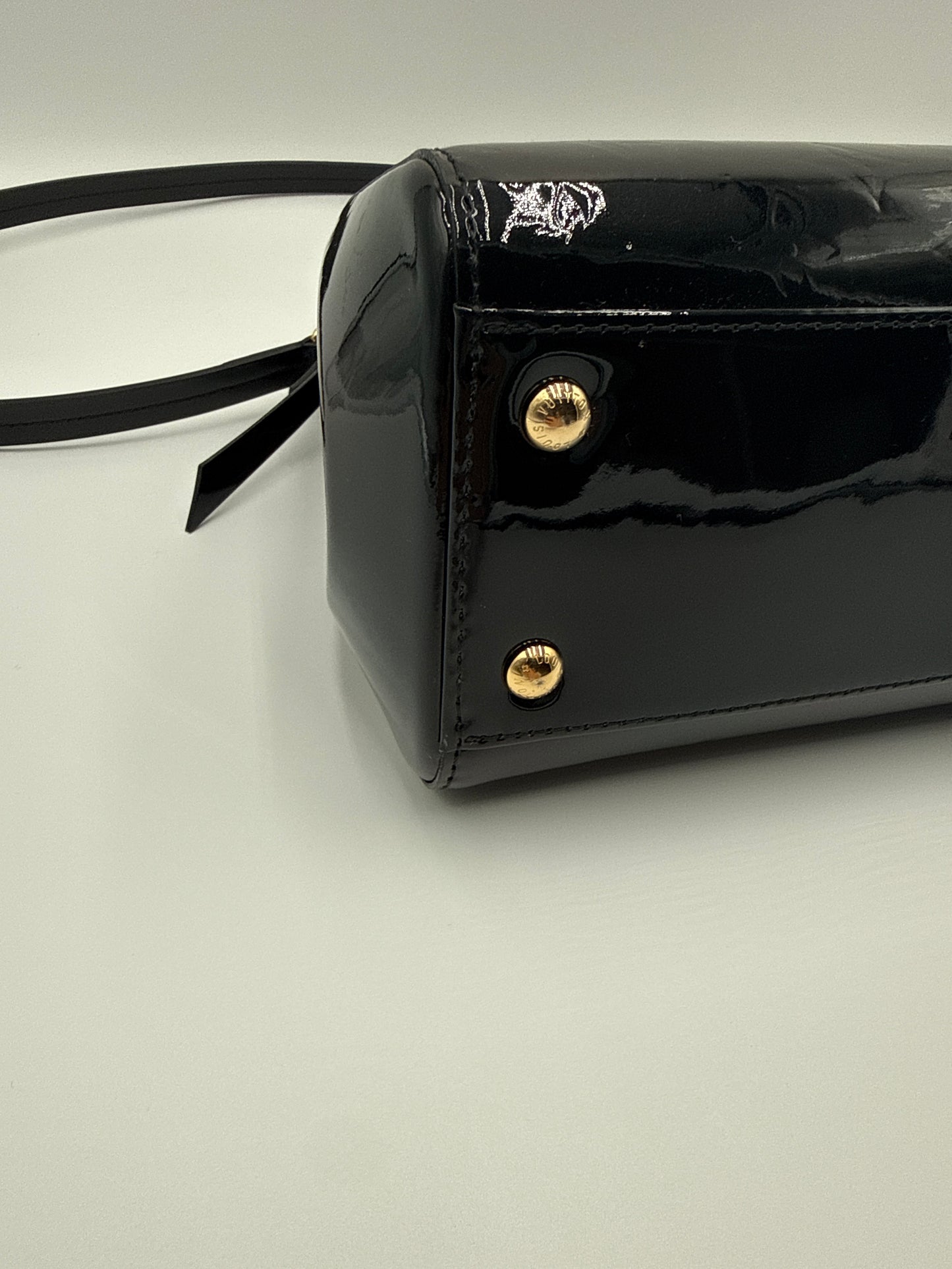 Louis Vuitton Borsa Brea MM Vernice Nera