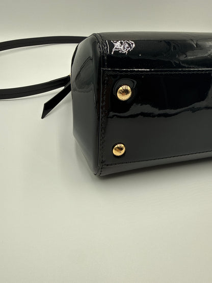 Louis Vuitton Borsa Brea MM Vernice Nera