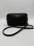 Borsa tracolla  Camera Miumiu in Pelle Matelassè Nera