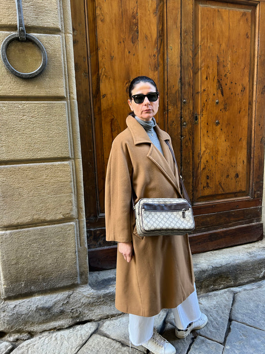 Gucci Borsa GG Vintage a Tracolla Marrone