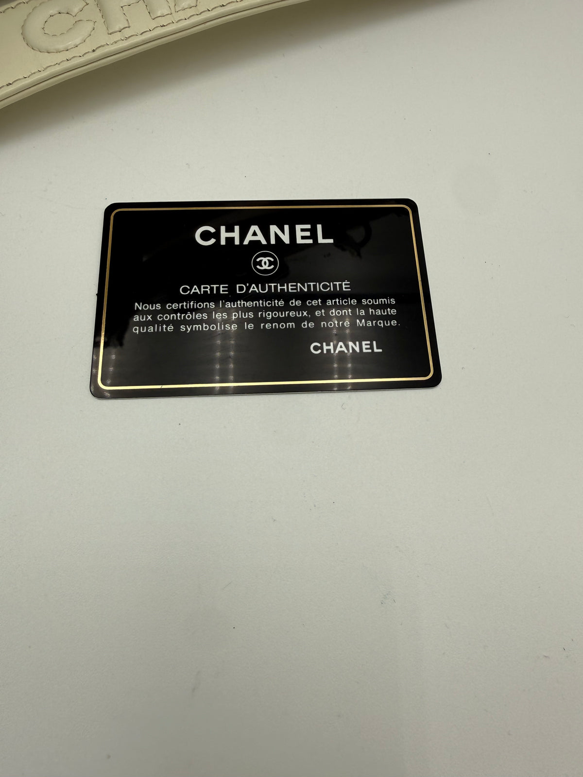 Borsa Chanel Boy Tote in pelle Bianca Edizione Limitata