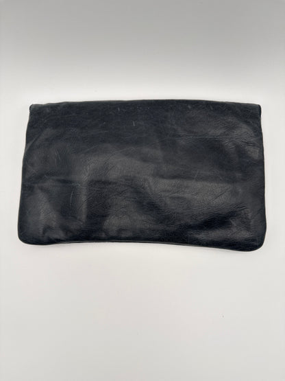 Balenciaga Pochette Giant Envelope in pelle di Agnello Blu