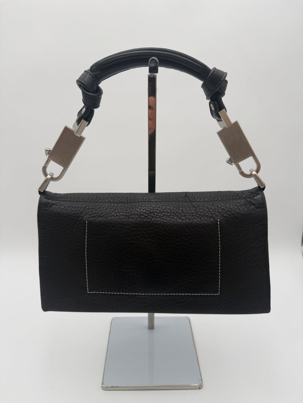 Rick Owens – Borsa Mini Pillow Griffin con Dettaglio Hardware Monumentale