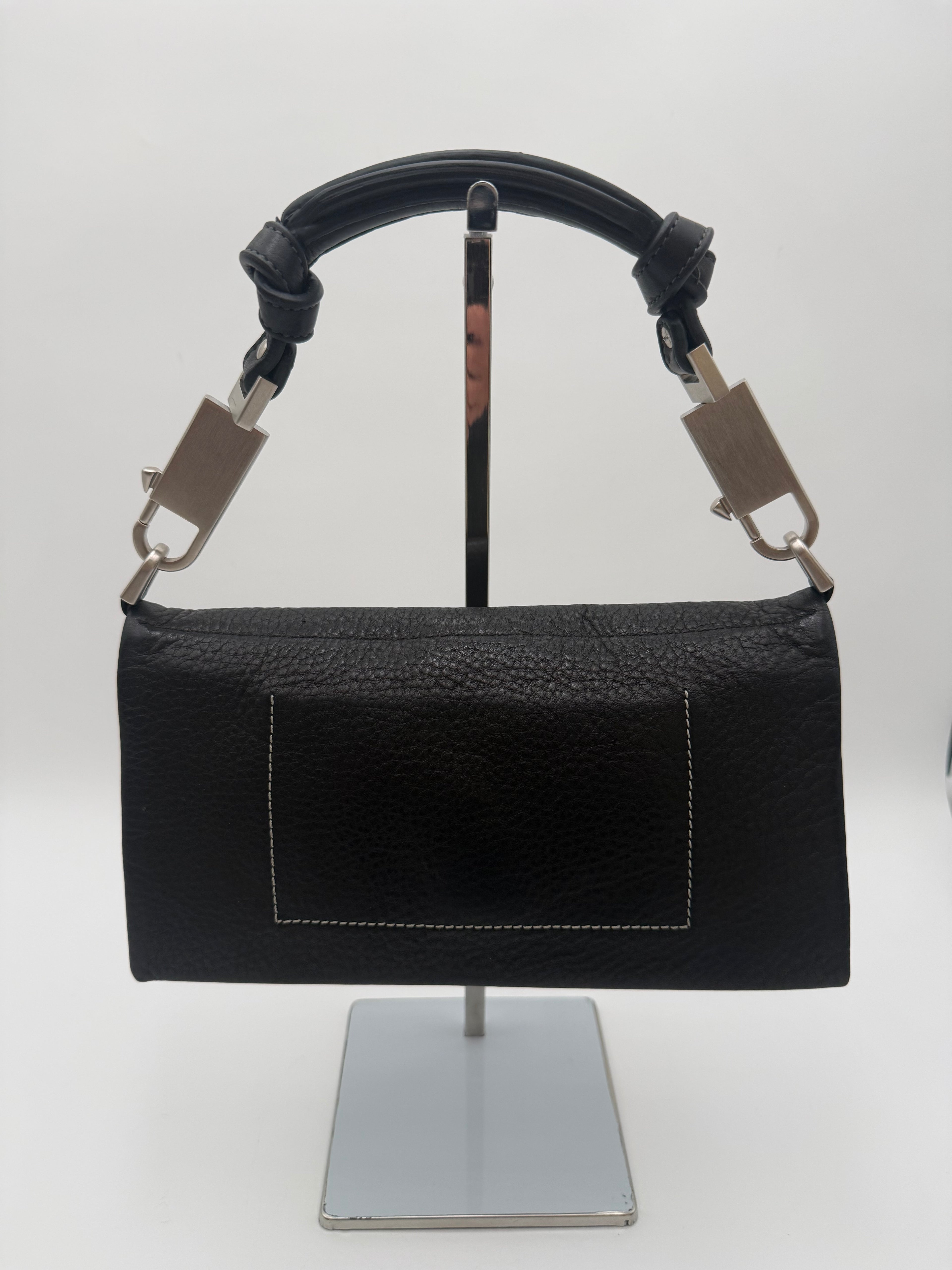 Rick Owens – Borsa Mini Pillow Griffin con Dettaglio Hardware Monumentale