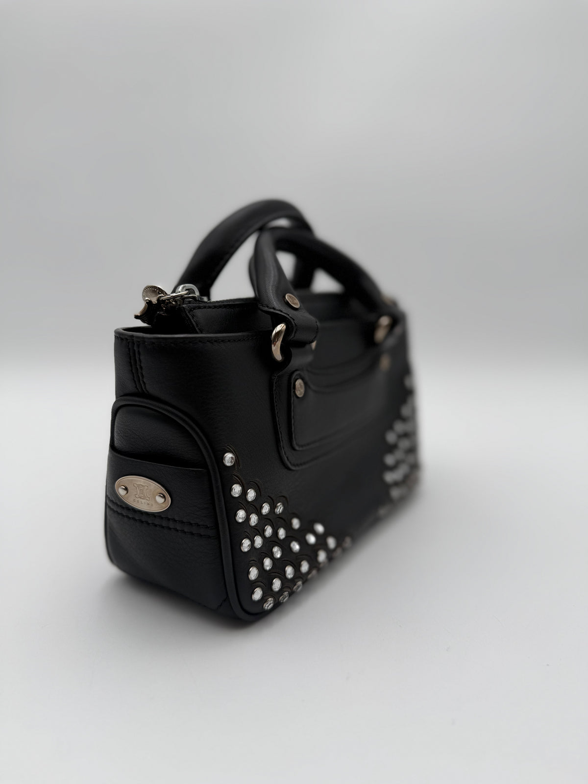 Celine Mini Boogie Limited Edition with Crystals and Silver Studs