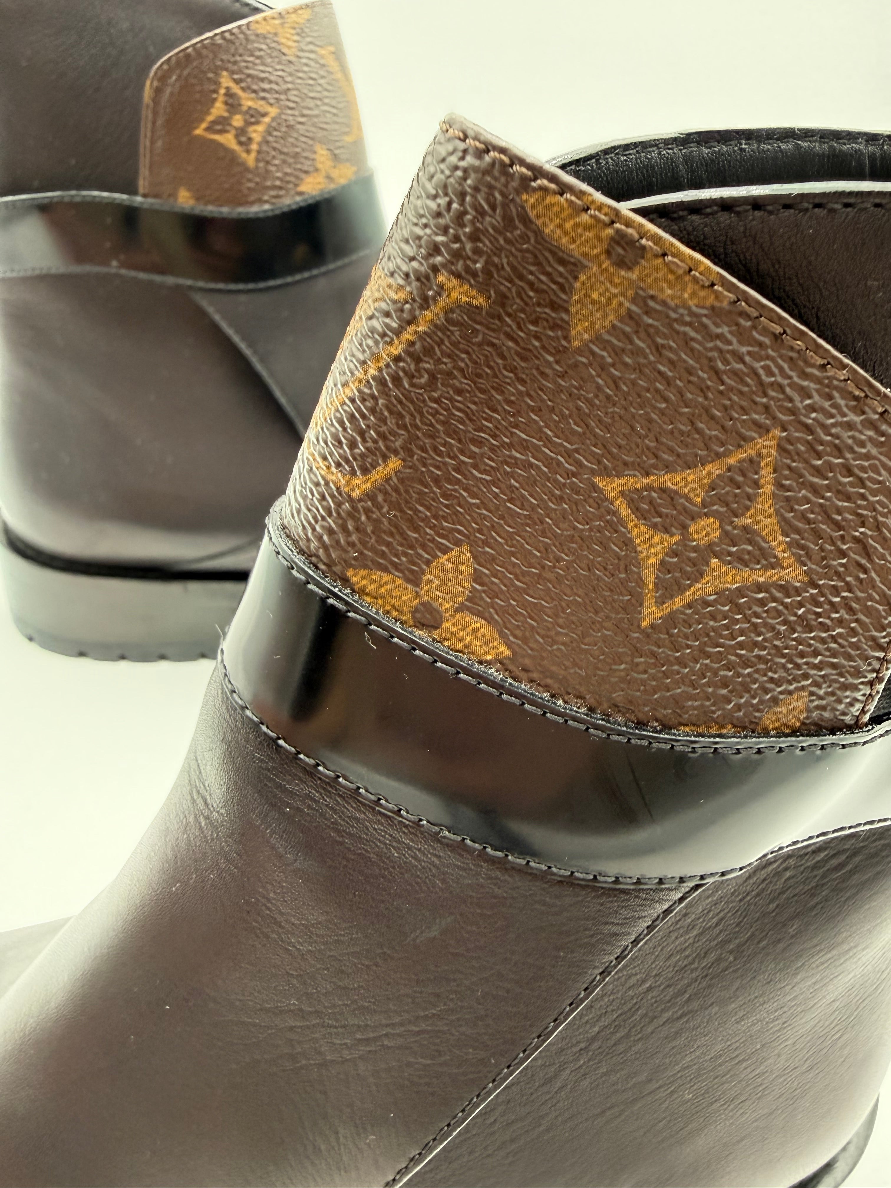 Louis Vuitton Stivaletti Discovery Flat Neri