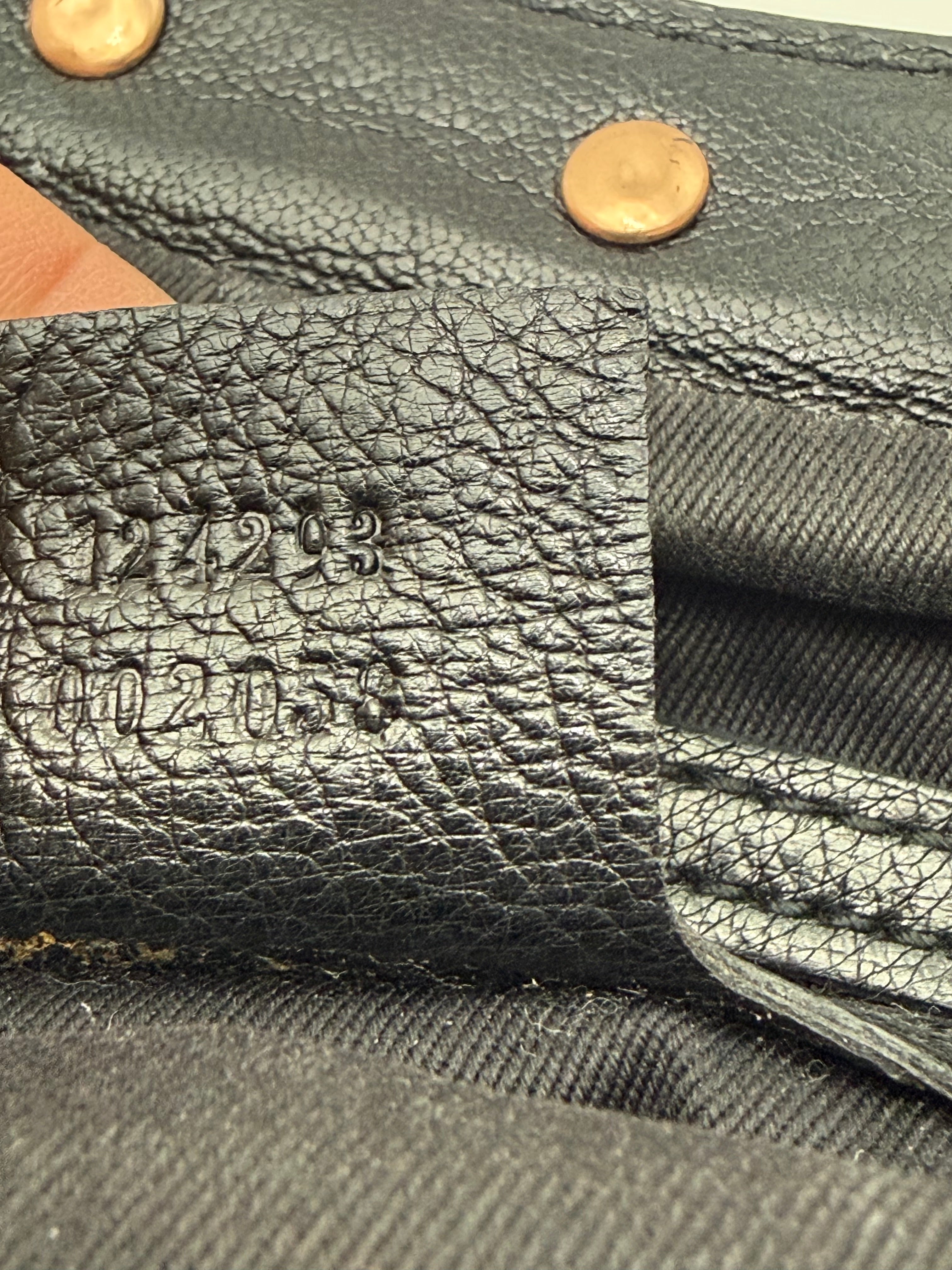 Gucci Borsa Hobo Bamboo  Vintage Tom Ford in Pelle Nera