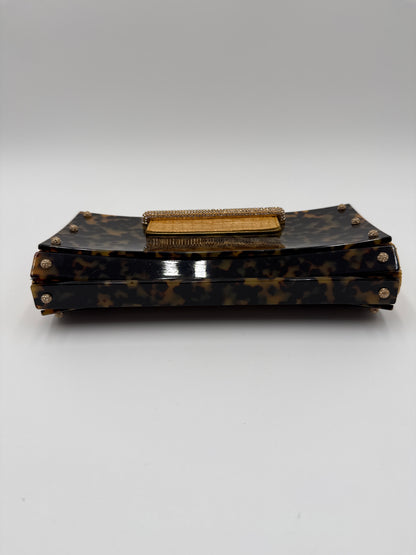 Valentino Garavani Pochette  in finitura a Guscio di "Tartaruga"