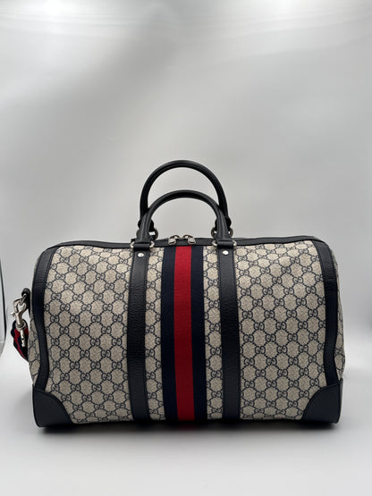 Gucci Savoy Borsone viaggio Tela Supreme GG