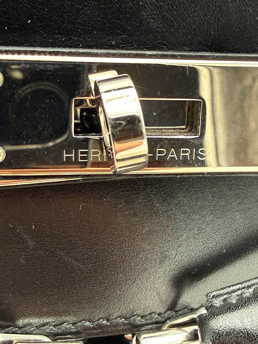 Borsa Hermès kelly Lakis 32 Vintage in Pelle Box e Tela Toile Nera