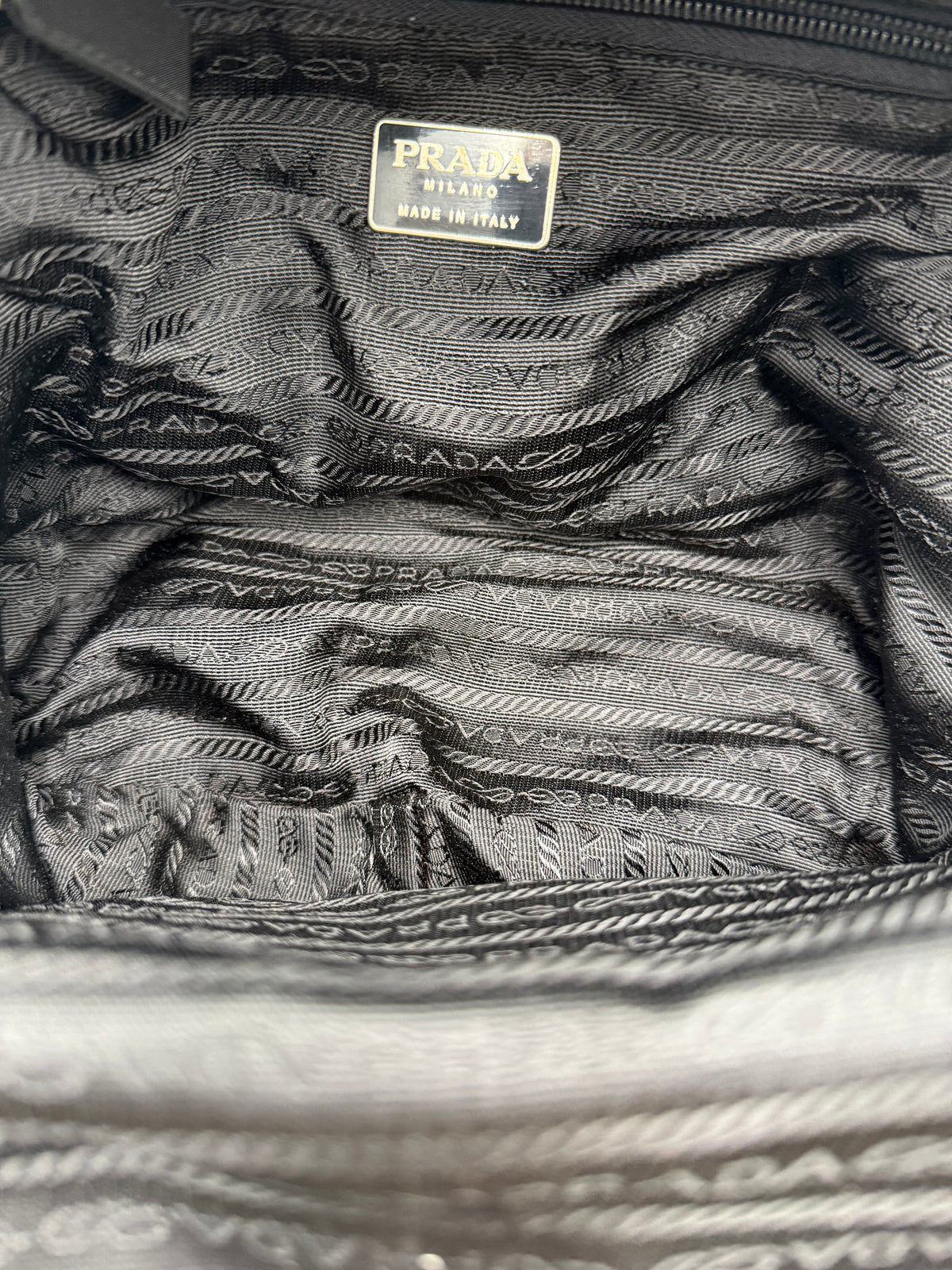 Prada Zaino  in Nylon Tela Vela Nero