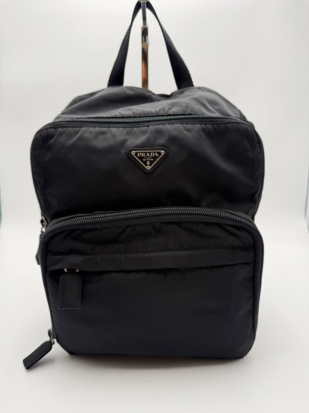 Prada Zaino  in Nylon Tela Vela Nero