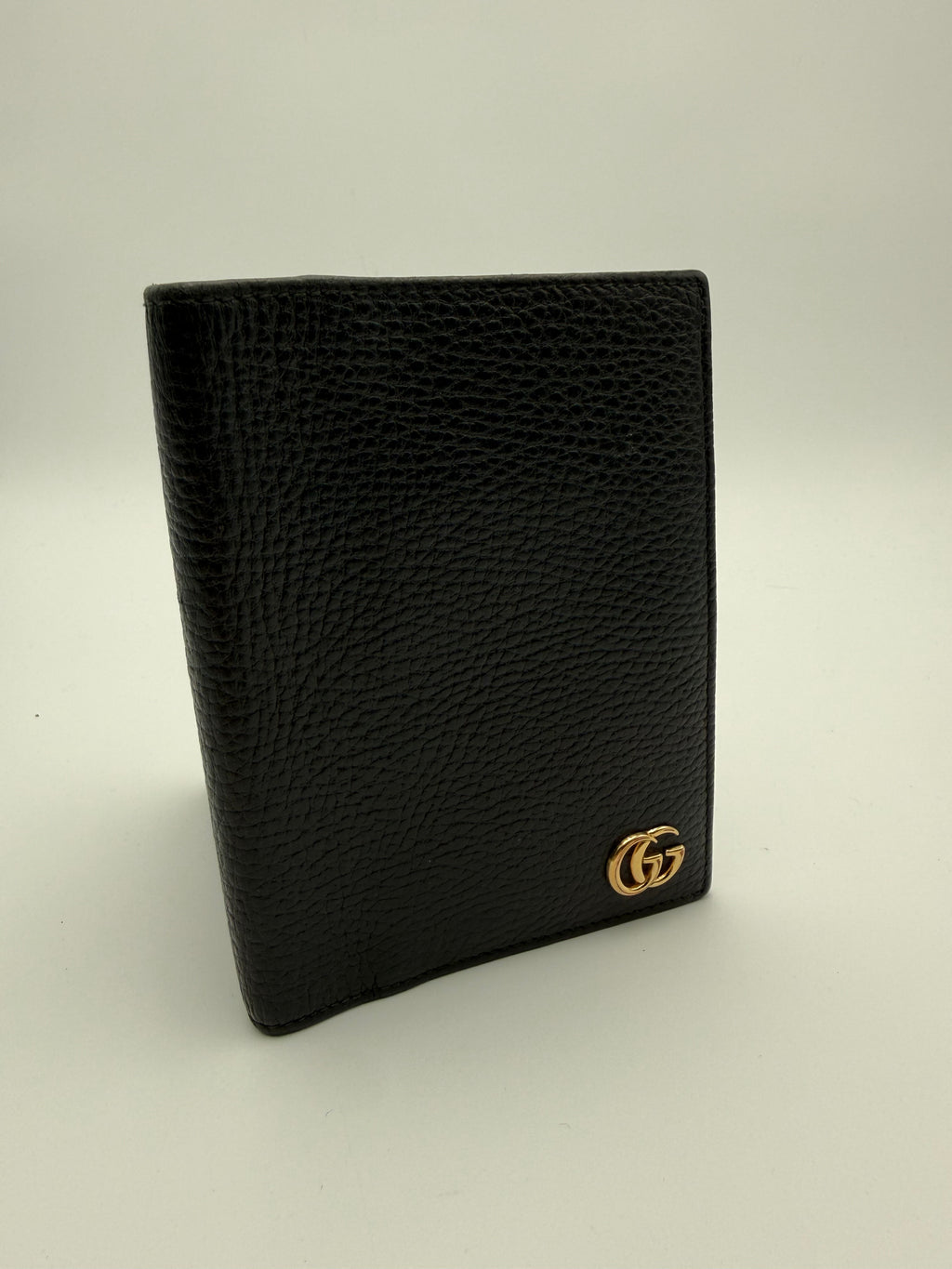 Gucci Portadocumenti GG Mormont in Pelle di Vitello Nero