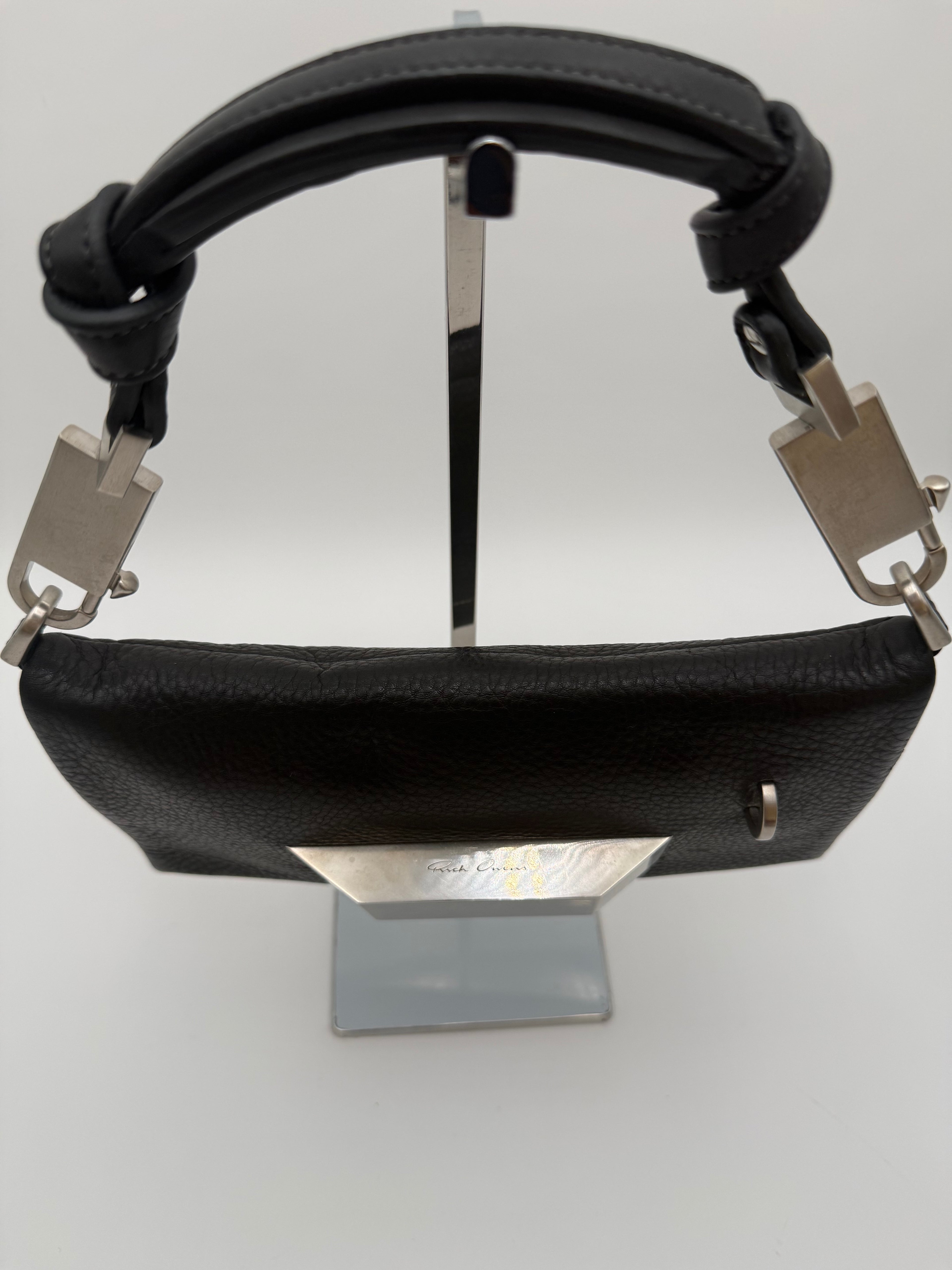 Rick Owens – Borsa Mini Pillow Griffin con Dettaglio Hardware Monumentale