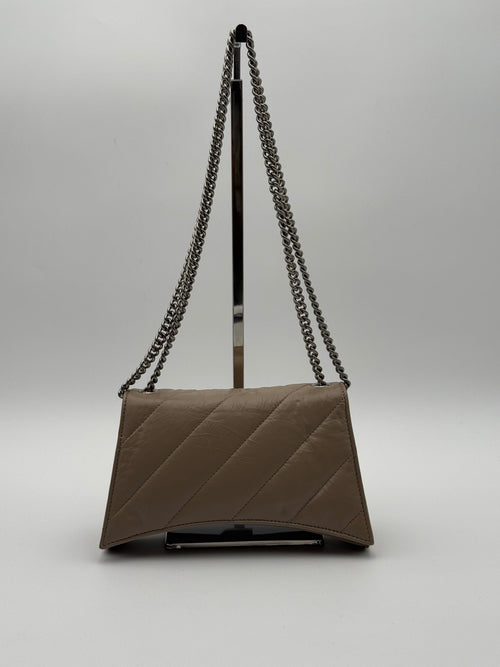 Balenciaga Borsa a Tracolla Crush mini In Pelle di Agnello increspata