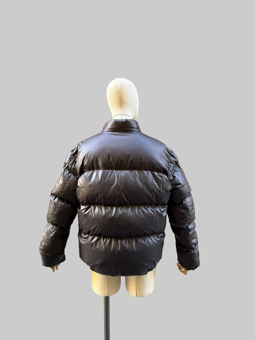 Prada Uomo Piumino in Nylon Tecnico  Lucido Nero Vintage