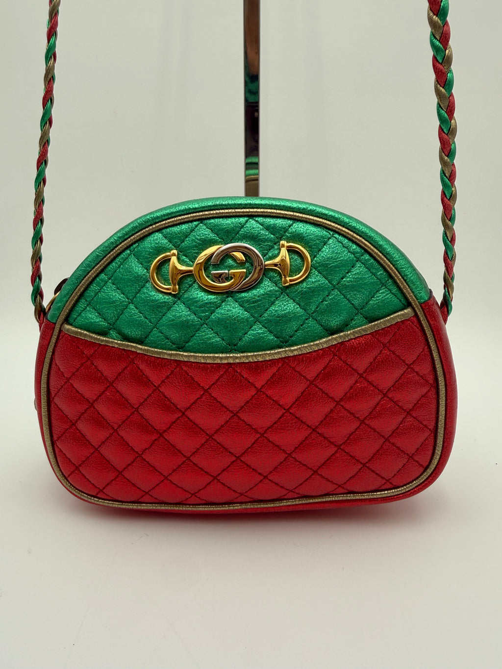 Gucci Laminate in Pelle Trapuntata Mini Cruise 2019