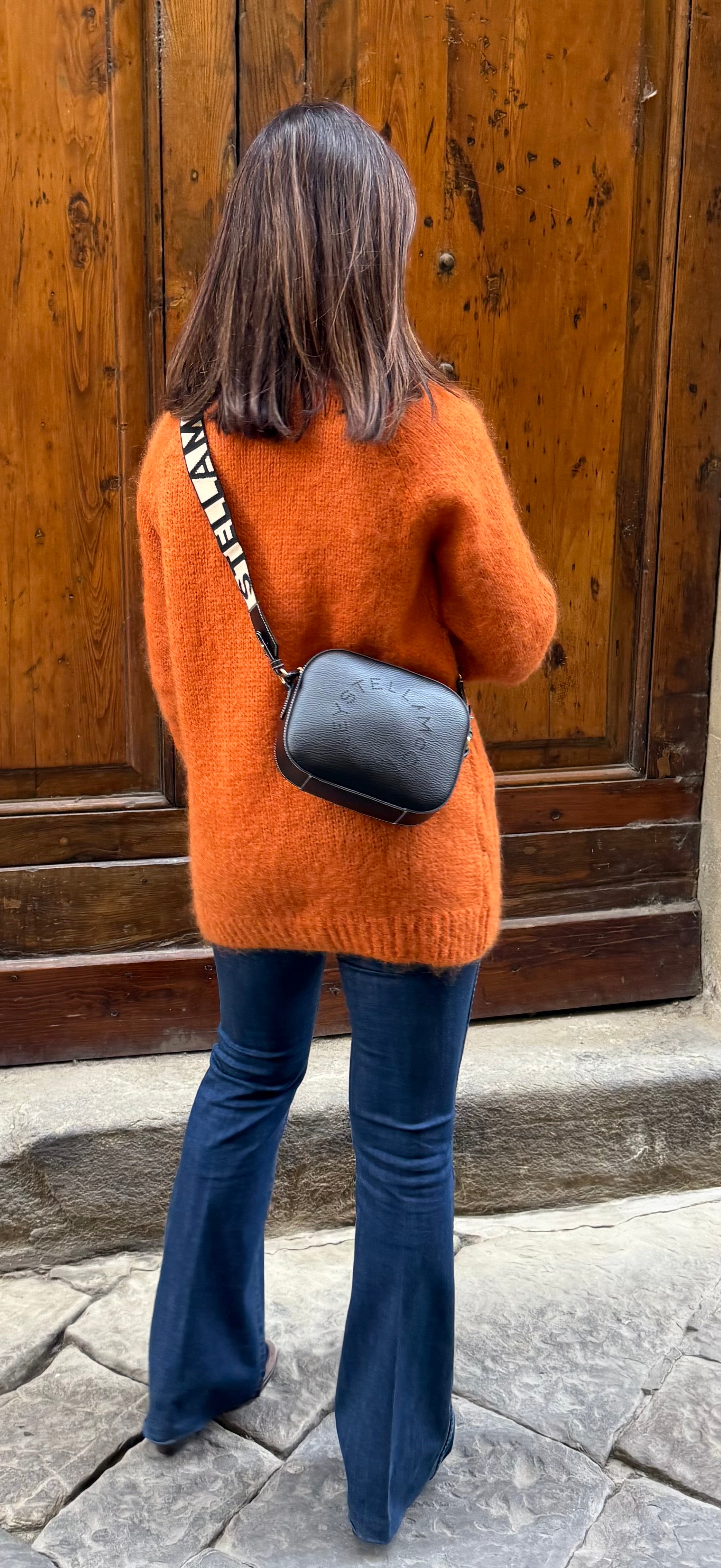 Stella McCartney Borsa Camera Stella Logo Mini Nera