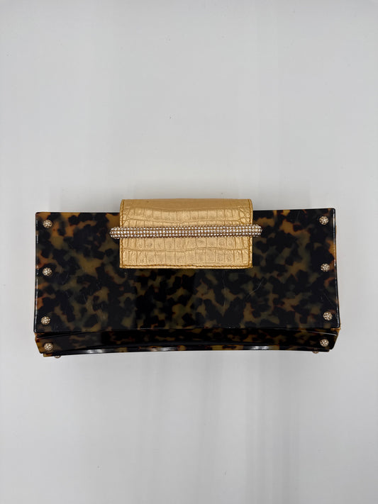 Valentino Garavani Pochette  in finitura a Guscio di "Tartaruga"