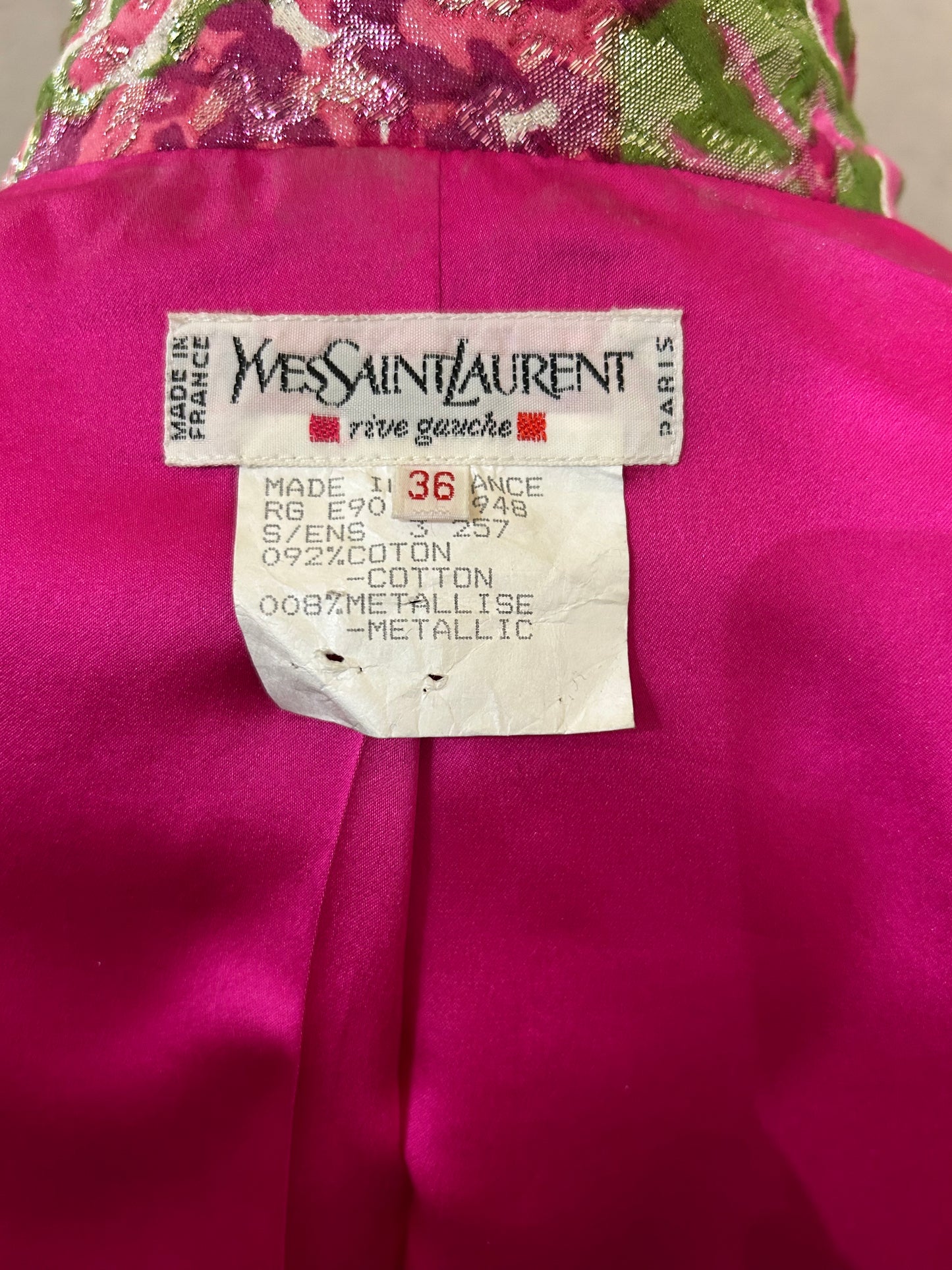 Tailleur Yves Saint Laurent