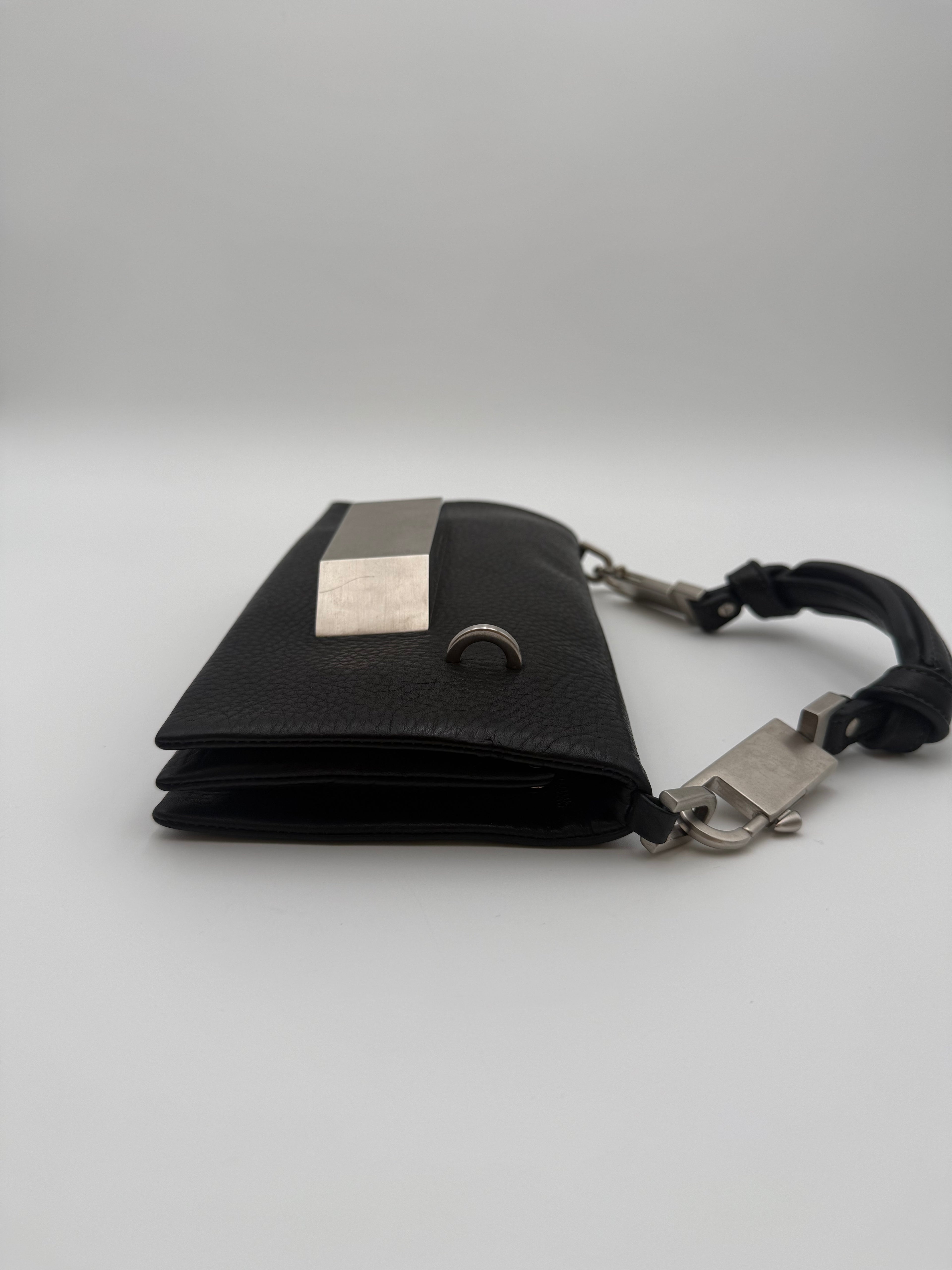 Rick Owens – Borsa Mini Pillow Griffin con Dettaglio Hardware Monumentale