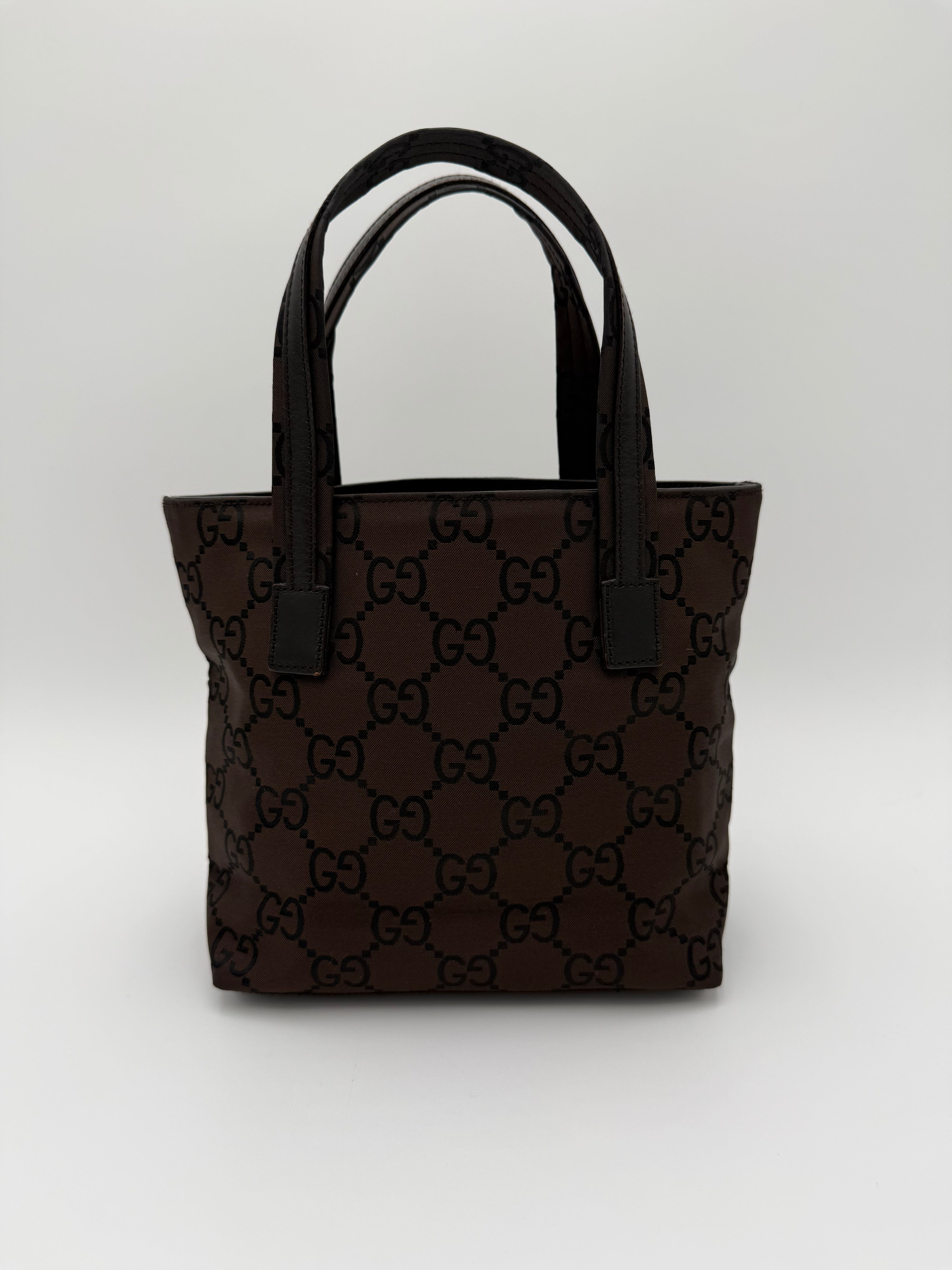 Gucci Borsa Mini  in Tela Marrone Monogram