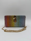 Clutch Dolcegabbana Gioiello in Cristalli Multicolore